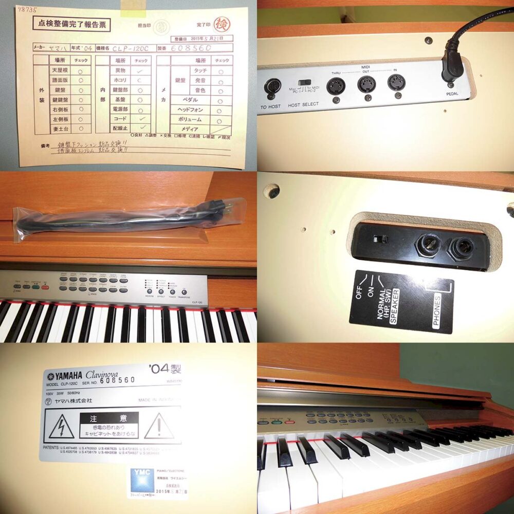 Đàn Piano Yamaha CLP-120C - Ảnh 7