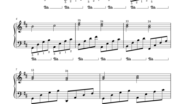 Sheet Piano Canon in D (PDF)